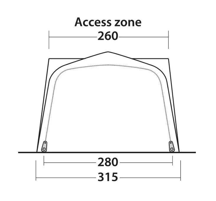 Outwell Maryville 260SA Flex Drive Away Air Awning 13 Outwell Maryville 260SA Flex Drive Away Air Awning - Image 13