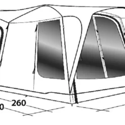 Outwell Milestone Shade Drive Away Awning -UK Outdoor Equipment Sales 2024 111100 8