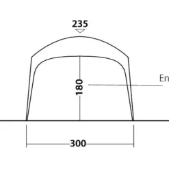Outwell Summer Lounge M Package 9 Outwell Summer Lounge M Package -UK Outdoor Equipment Sales 2024 111136 summer lounge m drawing elevation 4 1