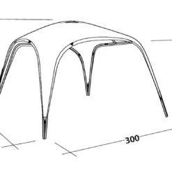 Outwell Summer Lounge M Package 11 Outwell Summer Lounge M Package -UK Outdoor Equipment Sales 2024 111136 summer lounge m drawing perspective 2 1