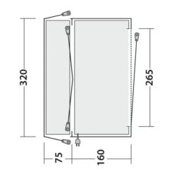 Outwell Lakecrest Drive Away Awning -UK Outdoor Equipment Sales 2024 111166 lakecrest drawing floorplan3
