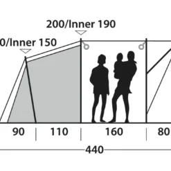 Outwell Oakwood 3 Tent -UK Outdoor Equipment Sales 2024 111208 oakwood 3 drawing other4