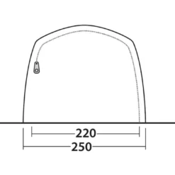 Outwell Oakwood 3 Tent -UK Outdoor Equipment Sales 2024 111208 oakwood 3 drawing other5