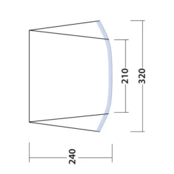 Outwell Touring Canopy Air 11 Outwell Touring Canopy Air -UK Outdoor Equipment Sales 2024 111253 touring canopy air drawing floorplan3