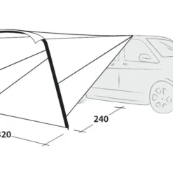 Outwell Touring Canopy Air 12 Outwell Touring Canopy Air -UK Outdoor Equipment Sales 2024 111253 touring canopy air drawing perspective2