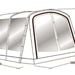 Outwell Universal Awning Size 4 -UK Outdoor Equipment Sales 2024 111293 universal awning size 4 drawing perspective2