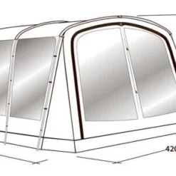 Outwell Universal Tent Awning Size 6 -UK Outdoor Equipment Sales 2024 111295 3