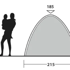 Outwell Free Standing Inner Tent L -UK Outdoor Equipment Sales 2024 111340 free standing inner l drawing other5