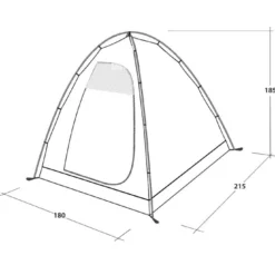 Outwell Free Standing Inner Tent L -UK Outdoor Equipment Sales 2024 111340 free standing inner l drawing perspective2