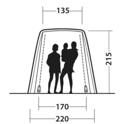 Outwell Dunecrest Drive Away Awning -UK Outdoor Equipment Sales 2024 111344 dunecrest drawing other4