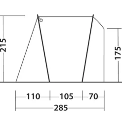 Outwell Dunecrest Drive Away Awning -UK Outdoor Equipment Sales 2024 111344 dunecrest drawing other5