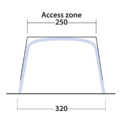 Outwell Touring Shelter Air 15 Outwell Touring Shelter Air -UK Outdoor Equipment Sales 2024 111358 touring shelter air drawing other4