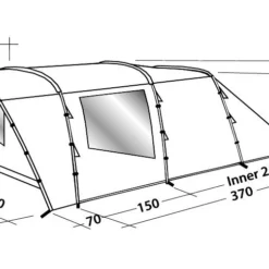 Easy Camp Palmdale 400 Tent -UK Outdoor Equipment Sales 2024 120368 palmdale 400 drawing perspective 2