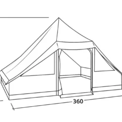 Easy Camp Moonlight Cabin Tent -UK Outdoor Equipment Sales 2024 120444 moonlight cabin drawing perspective2