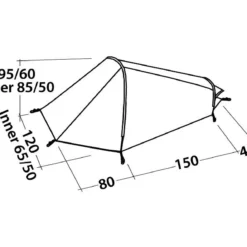 Robens Arrow Head Tent -UK Outdoor Equipment Sales 2024 130213 arrow head drawing perspective 2 1