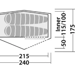 Robens Starlight 2 Tent -UK Outdoor Equipment Sales 2024 130259 starlight 2 drawing floorplan 3