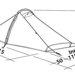 Robens Starlight 2 Tent -UK Outdoor Equipment Sales 2024 130259 starlight 2 drawing perspective 2