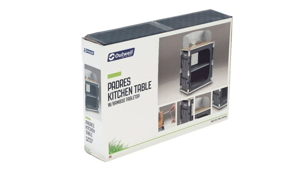 Outwell Padres Kitchen Table With Bamboo Table Top 4 Outwell Padres Kitchen Table With Bamboo Table Top - Image 4