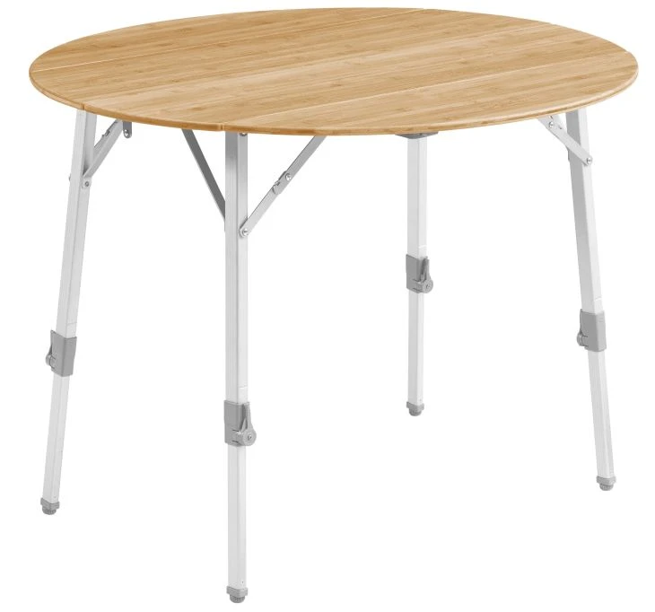 Outwell Custer Round Bamboo Table 1 Outwell Custer Round Bamboo Table