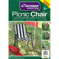Kingfisher Folding Lightweight Picnic Camping Chair -UK Outdoor Equipment Sales 2024 6188