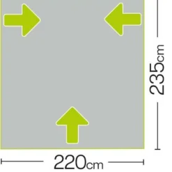 Quest Falcon 220 Poled Porch Caravan Awning -UK Outdoor Equipment Sales 2024 a3500 7 fullsize
