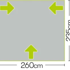 Quest Falcon 260 Poled Porch Caravan Awning -UK Outdoor Equipment Sales 2024 a3501 7 fullsize