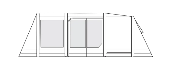 Outdoor Revolution Airedale 5.0S Tent 5 Outdoor Revolution Airedale 5.0S Tent - Image 5