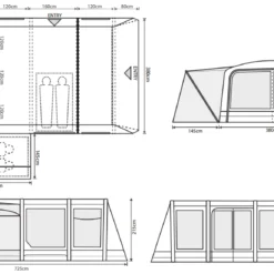 Outdoor Revolution Airedale 6.0SE Air Tent 25 Outdoor Revolution Airedale 6.0SE Air Tent -UK Outdoor Equipment Sales 2024 airedale 6se floorplan