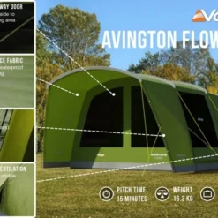 Vango Avington Flow 500 Tent -UK Outdoor Equipment Sales 2024 avington flow 5004