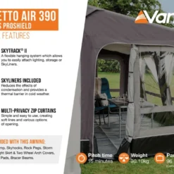 Vango Balletto Air 390 Elements ProShield 390 Awning -UK Outdoor Equipment Sales 2024 balletto air 390 eps2