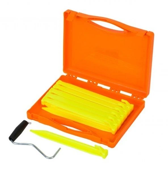 Case Of 12 Vango Bolt Plastic Peg Set 22cm With Extractor 2 Case Of 12 Vango Bolt Plastic Peg Set 22cm With Extractor - Image 2