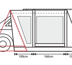 Outdoor Revolution Cayman Curl Air Low Drive Away Awning -UK Outdoor Equipment Sales 2024 cayman curl air low 4