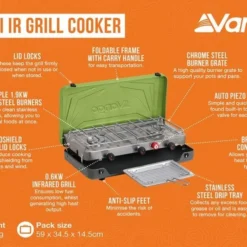 Vango Combi IR Grill Cooker 15 Vango Combi IR Grill Cooker -UK Outdoor Equipment Sales 2024 combi ir grill cooker 4