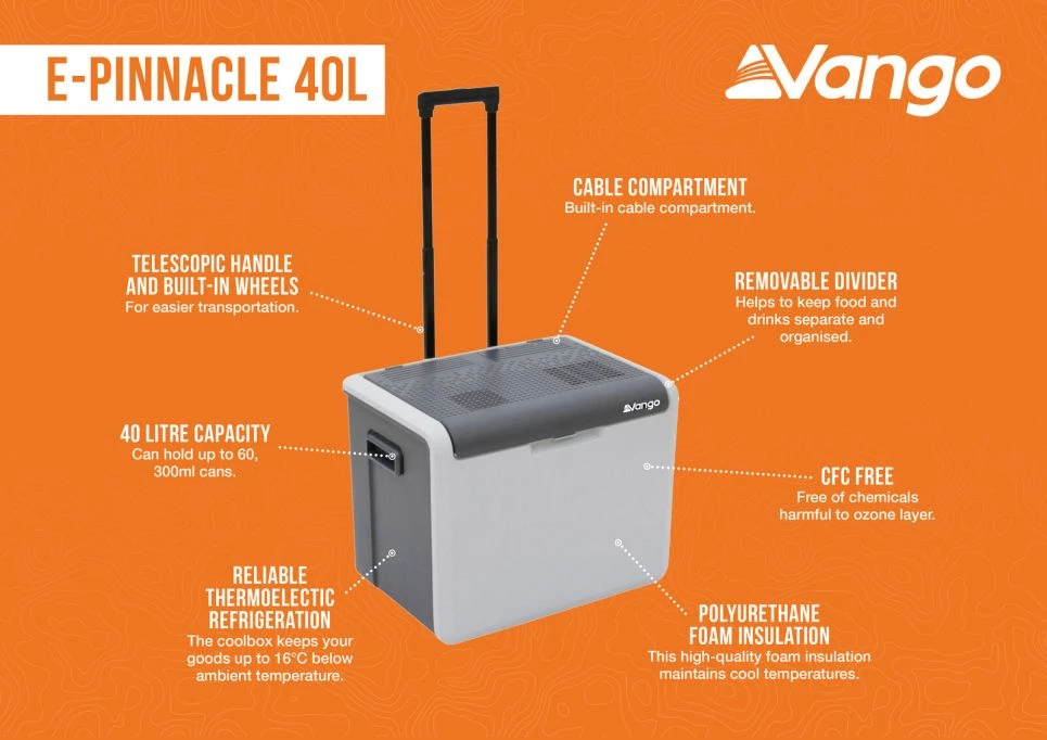 Vango E-Pinnacle 40L Cooler 7 Vango E-Pinnacle 40L Cooler - Image 7
