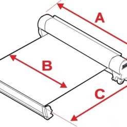 Fiamma F40Van 270 Awning For VW T5/T6 -UK Outdoor Equipment Sales 2024 f45 sizing 1 1 1 8
