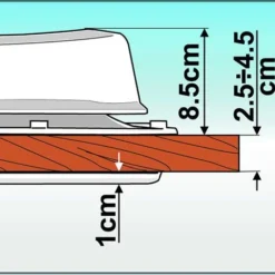 Fiamma 400 X 400 Roof Vent White -UK Outdoor Equipment Sales 2024 fiamma vent plan