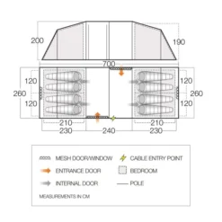 Vango Castlewood 800XL Tent Package 12 Vango Castlewood 800XL Tent Package -UK Outdoor Equipment Sales 2024 floorplan castlewood 800xl