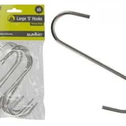 Summit Pack Of 6 Large `S` Hooks
