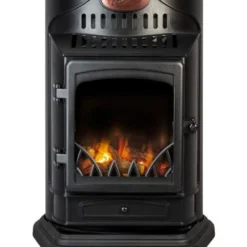 Provence 3kw Portable Gas Heater In Matt Black