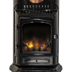 Provence 3kw Portable Gas Heater In Gloss Black