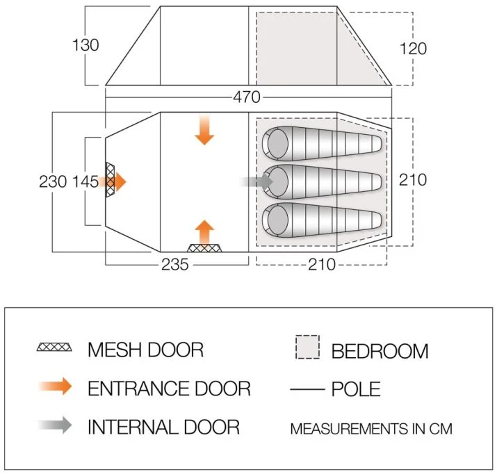 Vango Kibale 350 Tent 10 Vango Kibale 350 Tent - Image 10