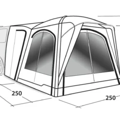 Outwell Linnburg Air Rear Drive Away Awning Package -UK Outdoor Equipment Sales 2024 linnburg air rear