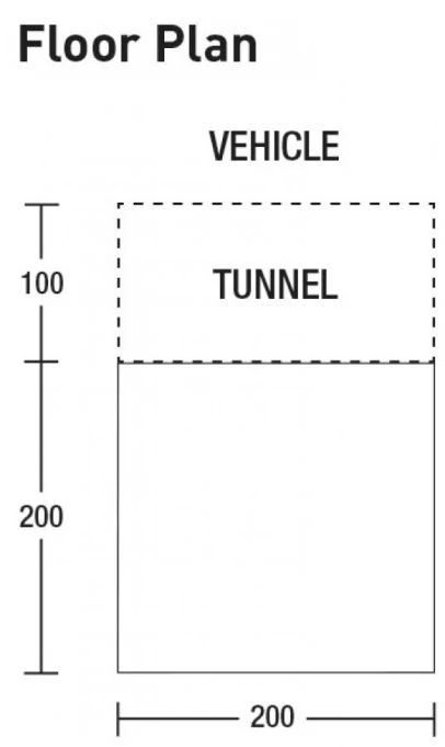 Sunncamp Lodge 200 Motor Driveaway Awning 6 Sunncamp Lodge 200 Motor Driveaway Awning - Image 6
