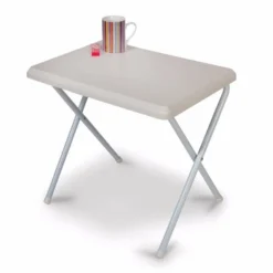 Resin Low Profile White Table -UK Outdoor Equipment Sales 2024 mini table white 0 1