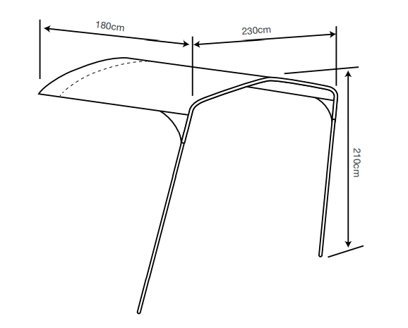 Outdoor Revolution Movelite T4E PC Front Canopy 8 Outdoor Revolution Movelite T4E PC Front Canopy - Image 8