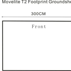 Outdoor Revolution Movelite T2/Turismo Footprint Groundsheet (300cm X 240cm) -UK Outdoor Equipment Sales 2024 movelite t2 footprint groundsheet
