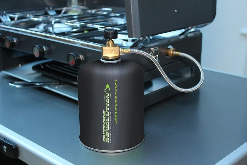 Outdoor Revolution Butane Propane Mix 450g Screw Fitting Gas Cannister 2 Outdoor Revolution Butane Propane Mix 450g Screw Fitting Gas Cannister - Image 2