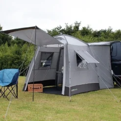 Outdoor Revolution Outhouse Handi Low Drive Away Awning -UK Outdoor Equipment Sales 2024 outhouse handi pitched with canopy