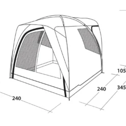 Outwell Beachcrest Driveaway Awning -UK Outdoor Equipment Sales 2024 outwell beachcrest dimensions