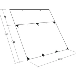 Outwell Hillcrest Tarp Awning -UK Outdoor Equipment Sales 2024 outwell hillcrest tarp dimensions